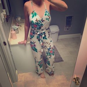 Floral jumpsuit
